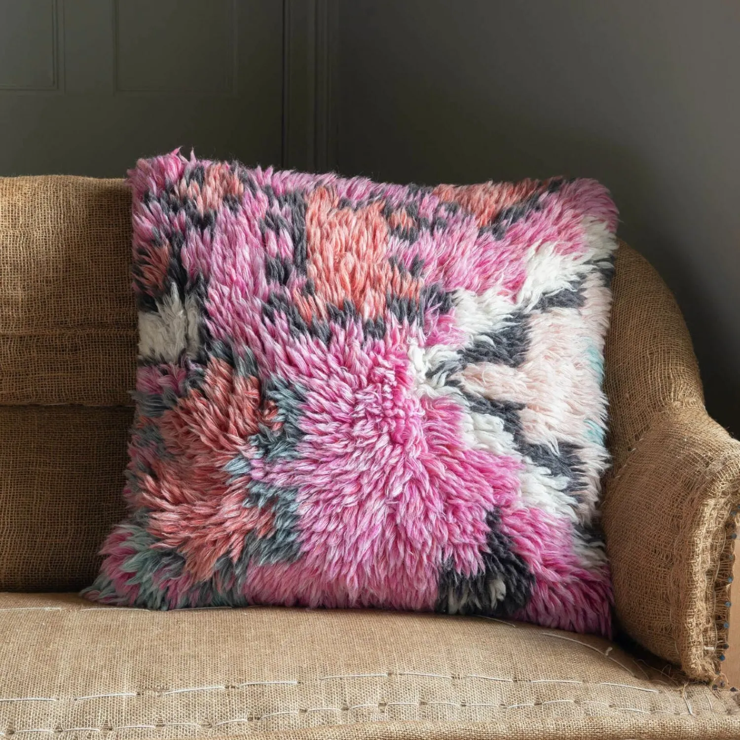 Graham & Green Myla Light Pink Cushion
