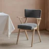 Graham & Green Myles Grey Velvet Armchair