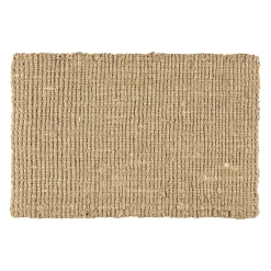 Graham & Green Natural Jute Doormat with Rubber Backing