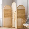 Graham & Green Natural Rattan Arched Screen