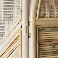 Graham & Green Natural Rattan Arched Screen