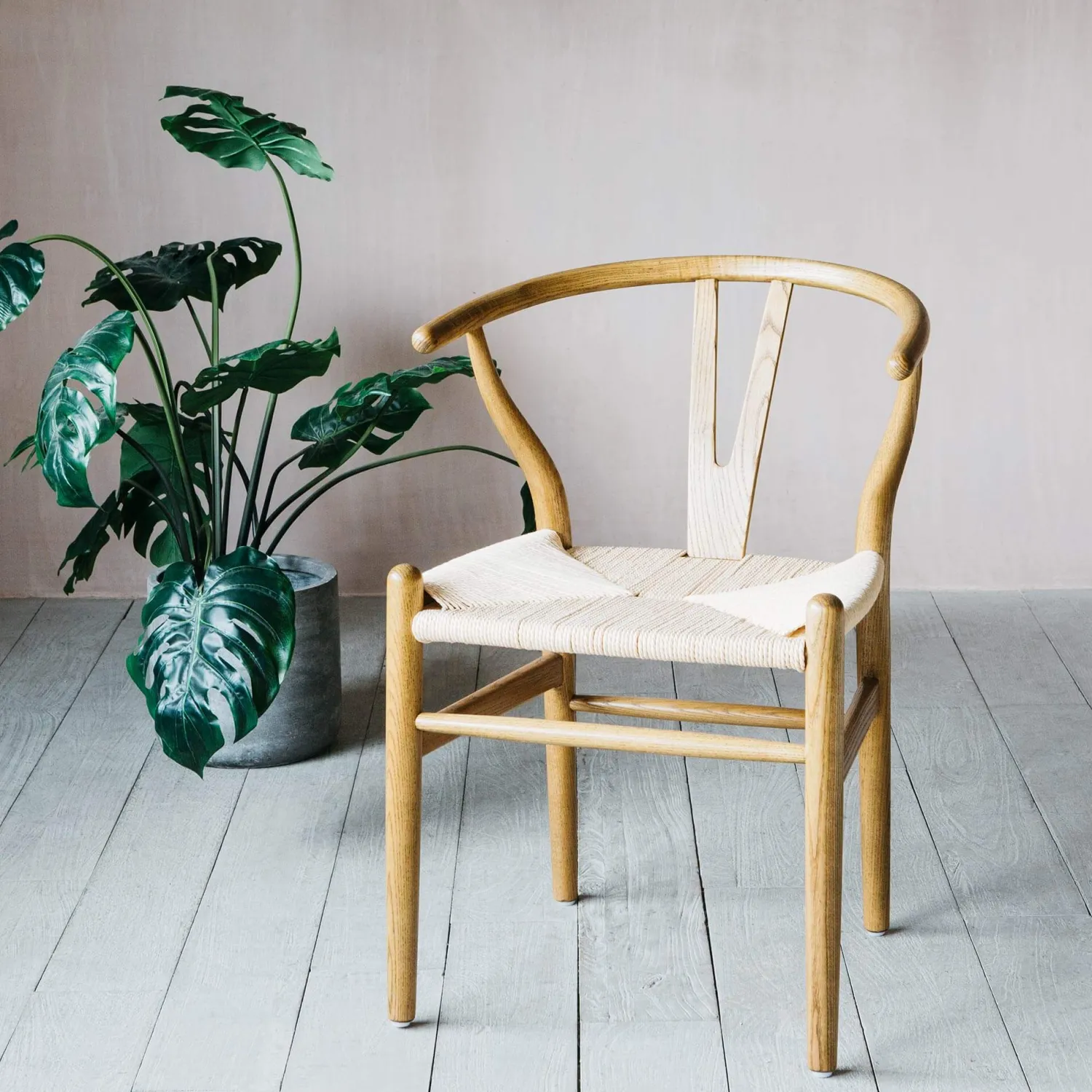 Graham & Green Natural Rattan Emperor Scandi Chair