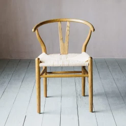 Graham & Green Natural Rattan Emperor Scandi Chair