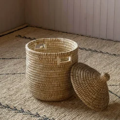 Graham & Green Natural Seagrass Laundry Basket