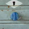 Graham & Green Navy And Gold Bone Knob