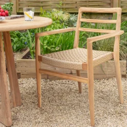 Graham & Green Noa Teak Outdoor Dining Armchair