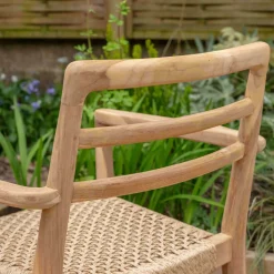 Graham & Green Noa Teak Outdoor Dining Armchair