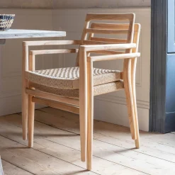Graham & Green Noa Teak Outdoor Dining Armchair