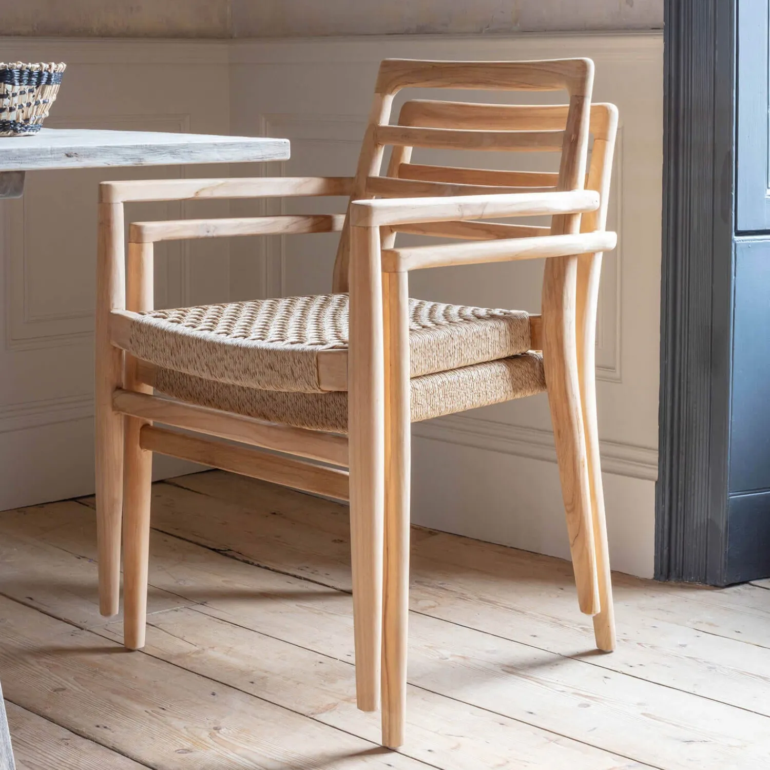 Graham & Green Noa Teak Outdoor Dining Armchair