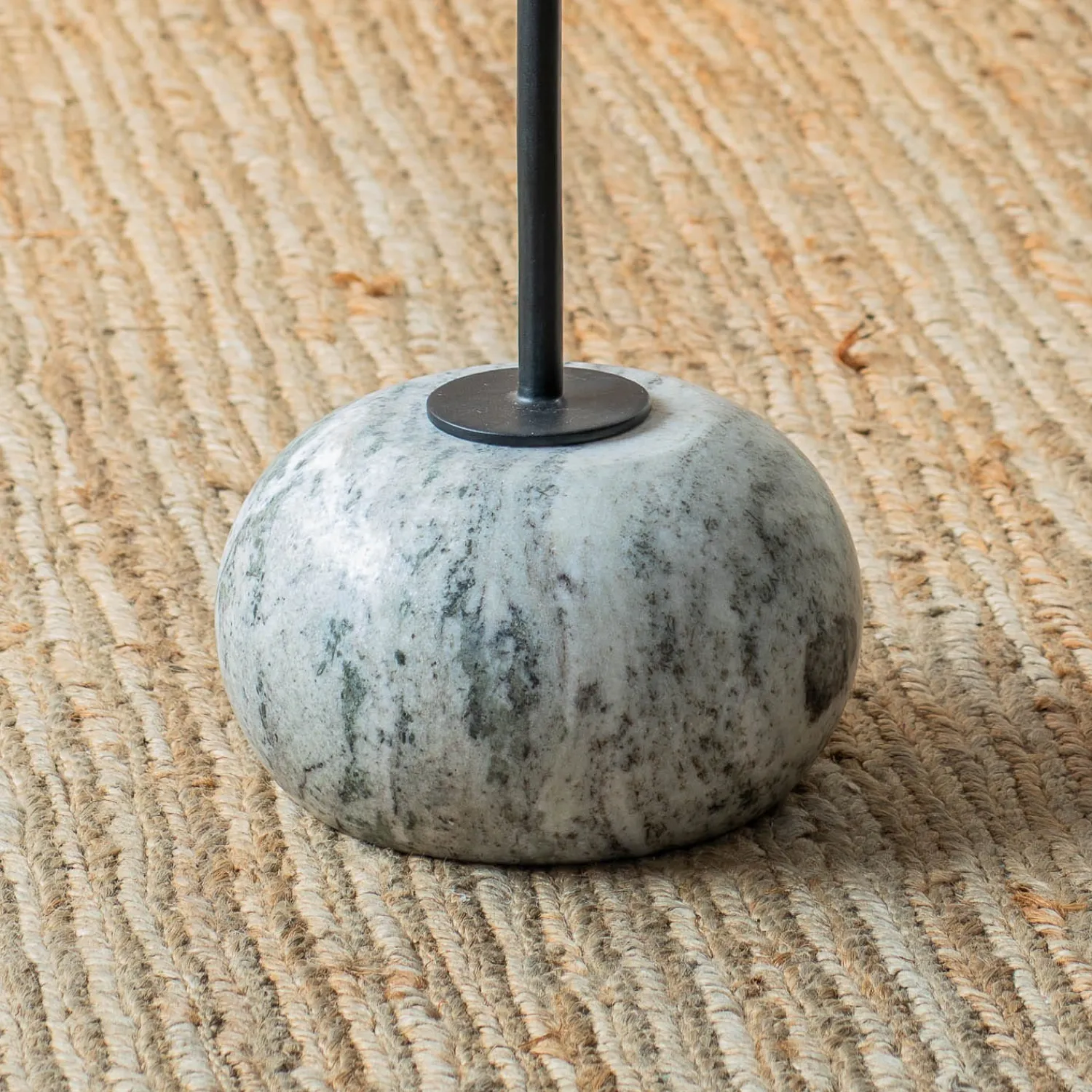 Graham & Green Noland Wood and Marble Side Table