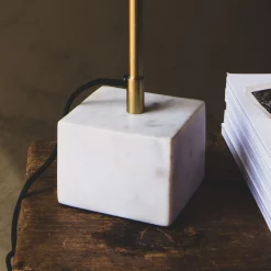 Graham & Green Olsen Grey Table Lamp