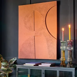 Graham & Green Orange Abstract Canvas