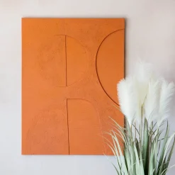 Graham & Green Orange Abstract Canvas