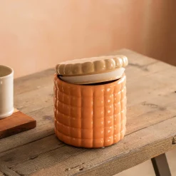 Graham & Green Orange Ceramic Cookie Jar