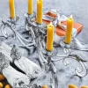 Graham & Green Ornate Metal Candelabra