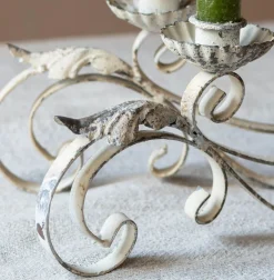 Graham & Green Ornate Metal Candelabra