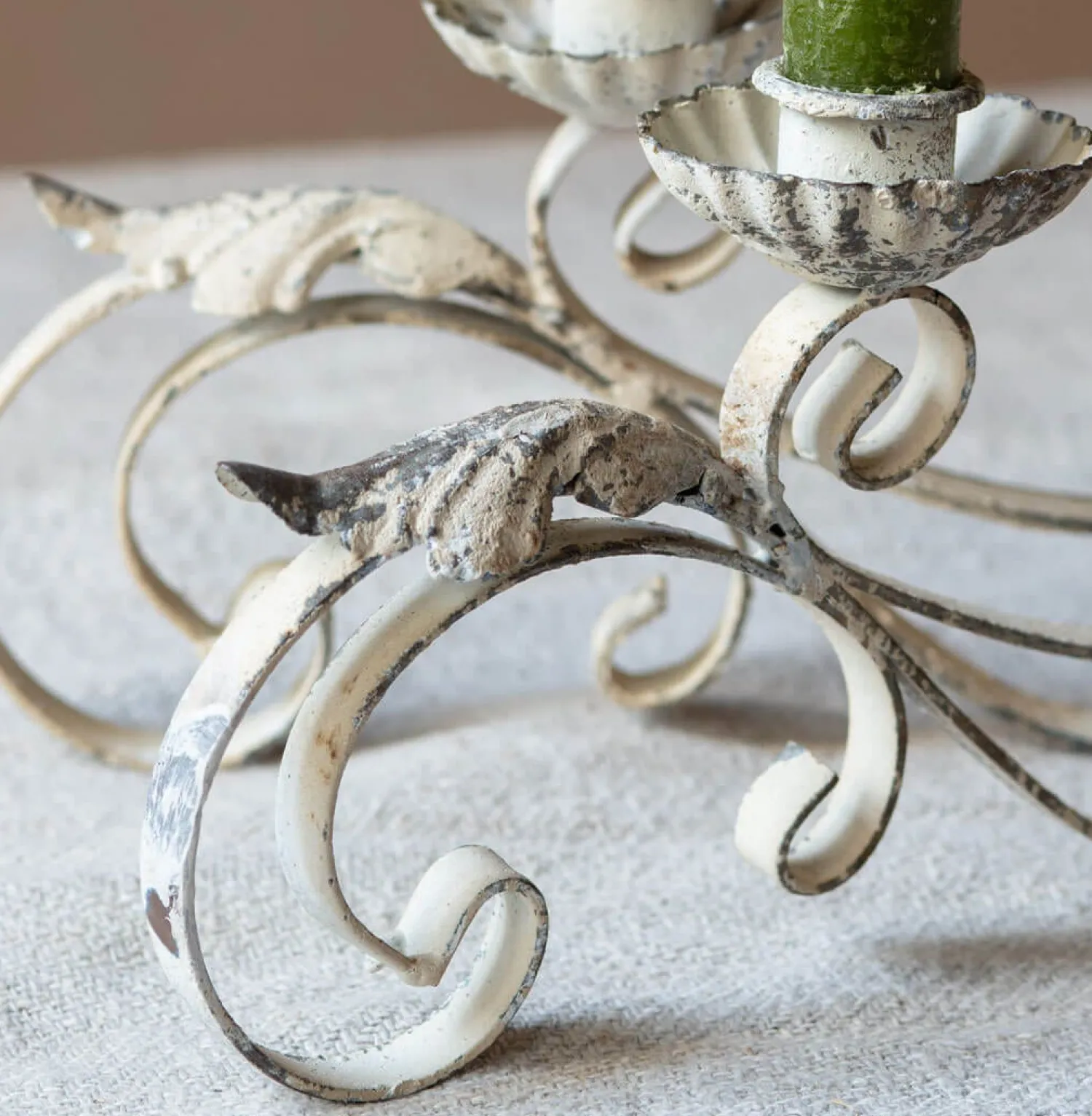 Graham & Green Ornate Metal Candelabra