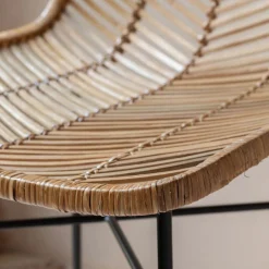 Graham & Green Oslo Natural Kitchen Stool