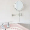 Graham & Green Ovin Antique Silver Extension Wall Mirror