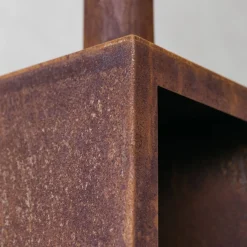 Graham & Green Oxidised Rust Log Burner