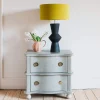 Graham & Green Oyster Two Drawer Bedside Table