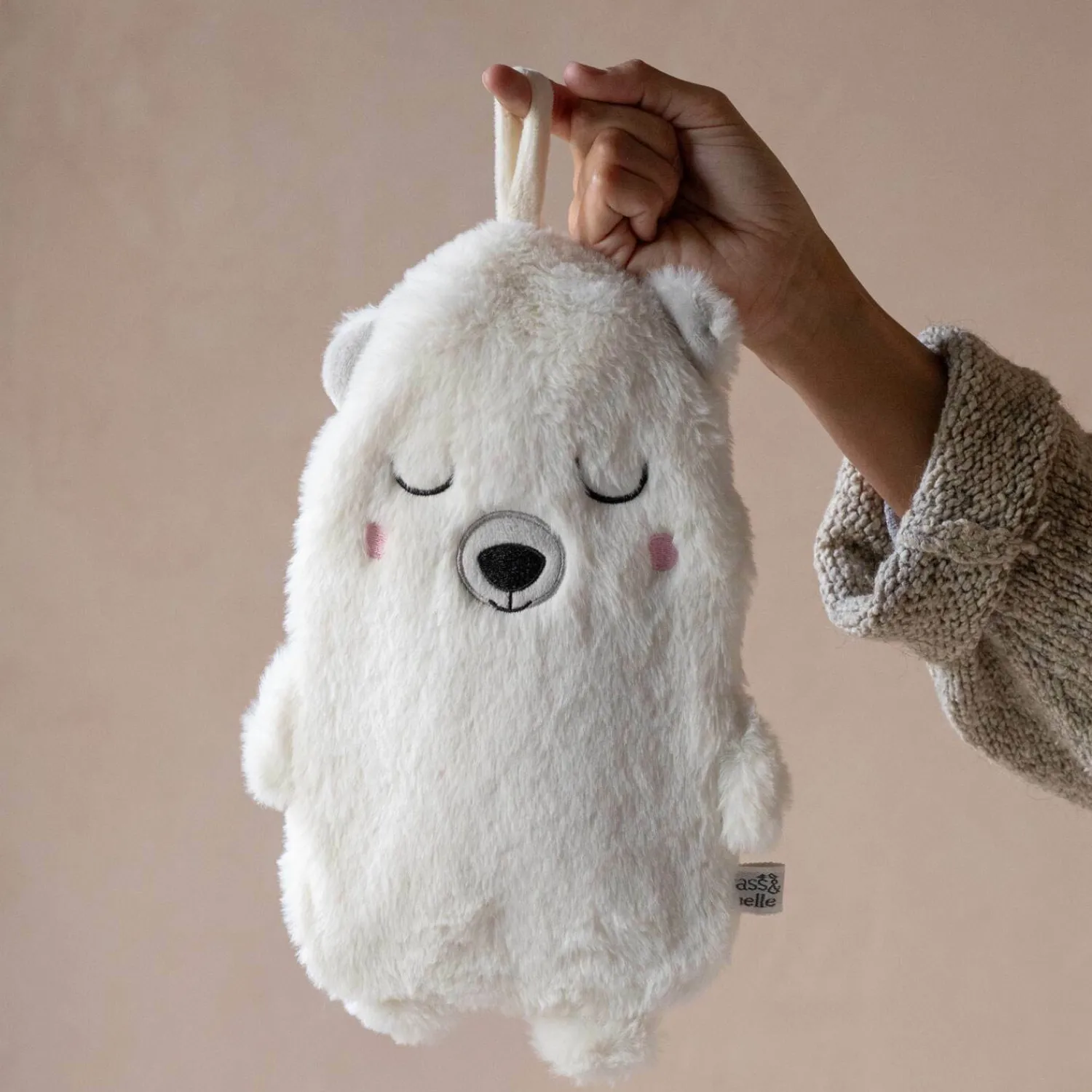 Graham & Green Paige the Polar Bear Hot Water Bottle
