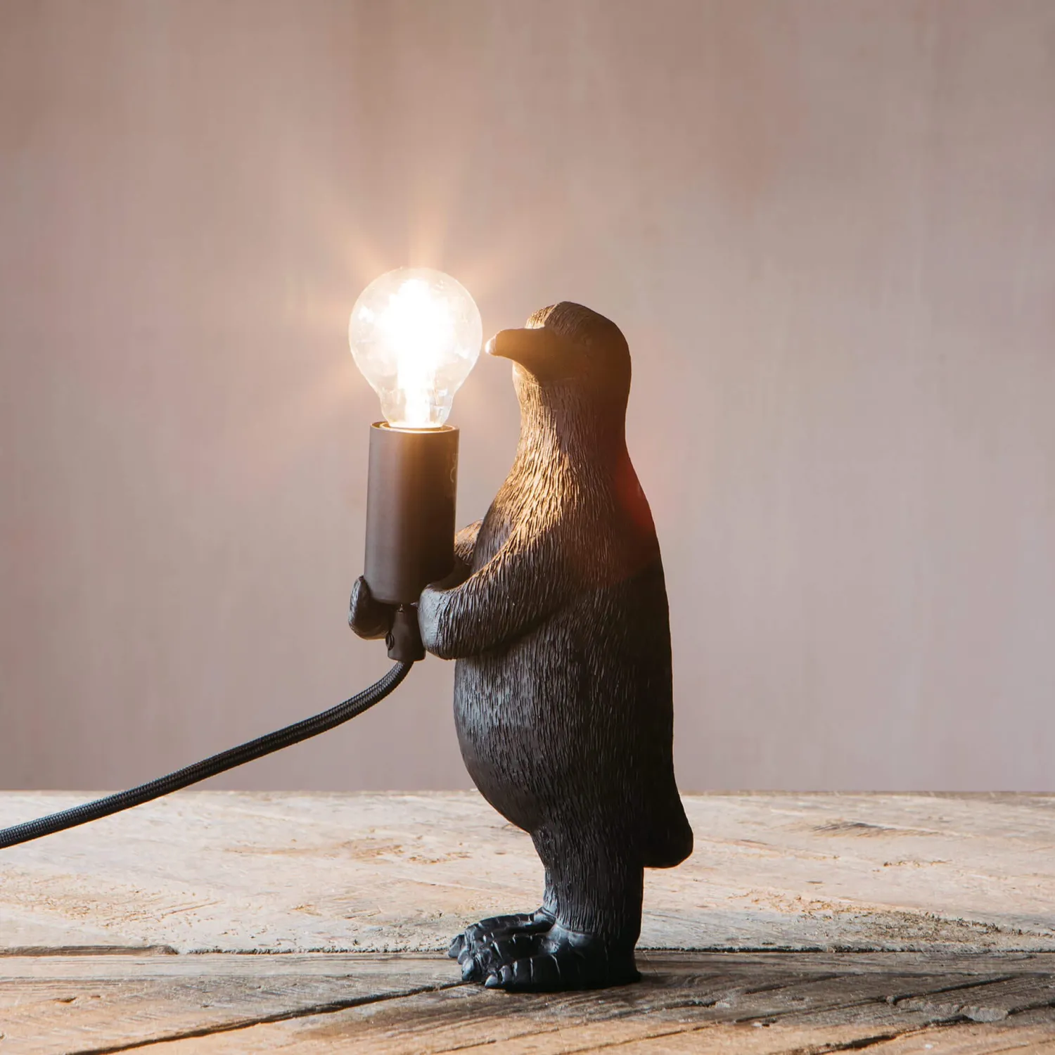 Graham & Green Perry Penguin Table Lamps