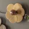 Graham & Green Petal Brass Wall Lamp