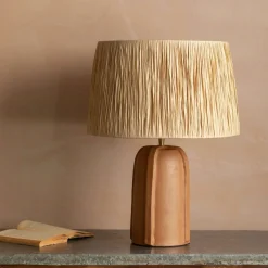 Graham & Green Phoenix Terracotta Table Lamp