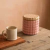 Graham & Green Pink Ceramic Cookie Jar