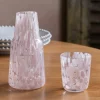 Graham & Green Pink Speckle Carafe and Tumbler