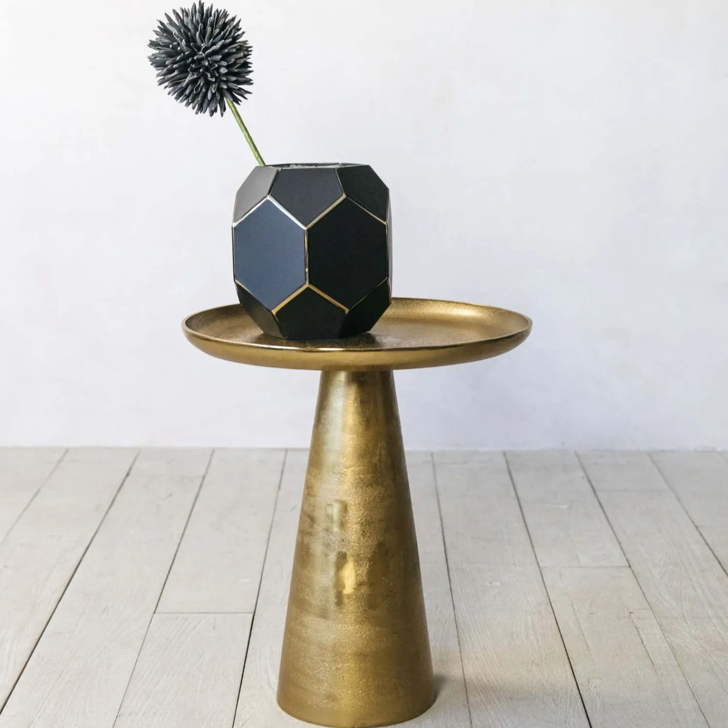 Graham & Green Plateau Brass Side Table