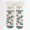 Graham & Green Polar Bear Slipper Socks