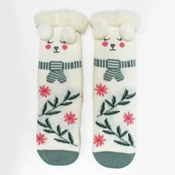 Graham & Green Polar Bear Slipper Socks