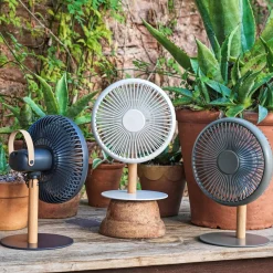 Graham & Green Portable Desk Fans with Lights