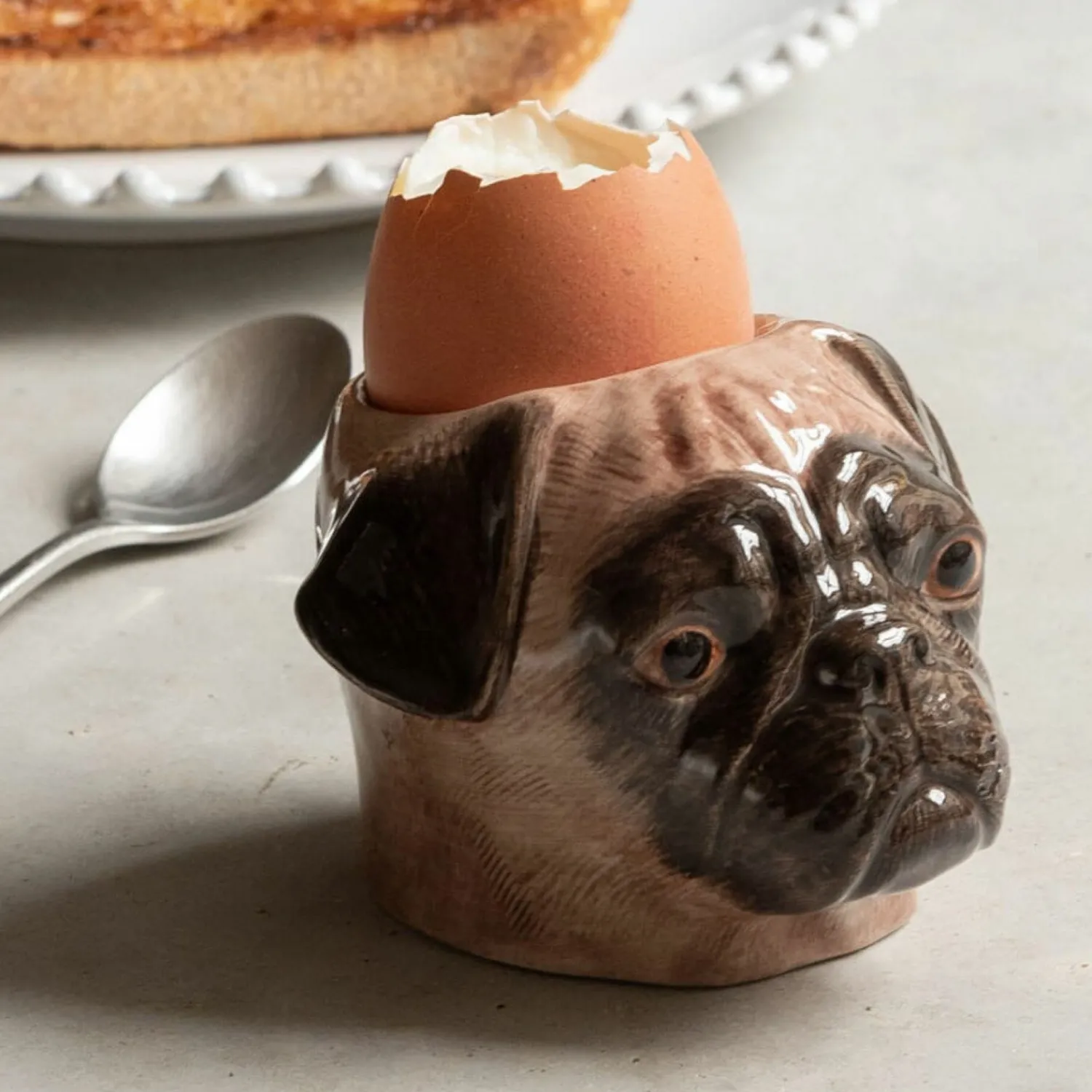 Graham & Green Pug Egg Cup