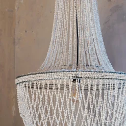 Graham & Green Rani Shell Beaded Lampshade