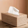 Graham & Green Rattan Rectangular Tissue Box Holder