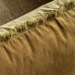 Graham & Green Rectangular Stonewashed Velvet Cushions