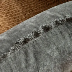 Graham & Green Rectangular Stonewashed Velvet Cushions