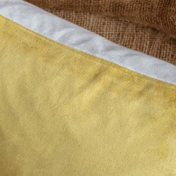Graham & Green Rectangular Velvet and Linen Backed Cushions