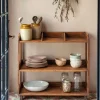 Graham & Green Recycled Teak Shelving Rack