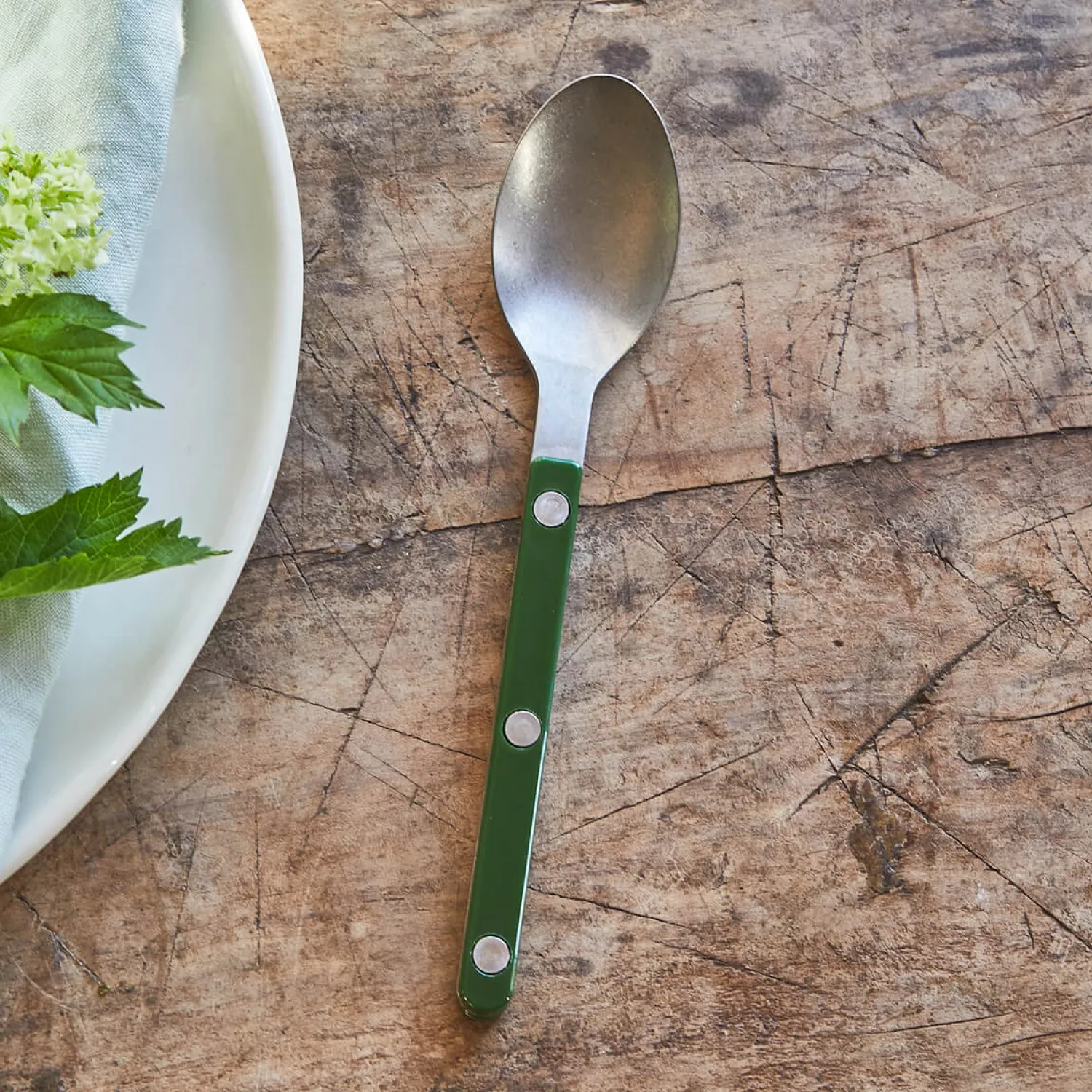 Graham & Green Reid Dark Green Cutlery Collection