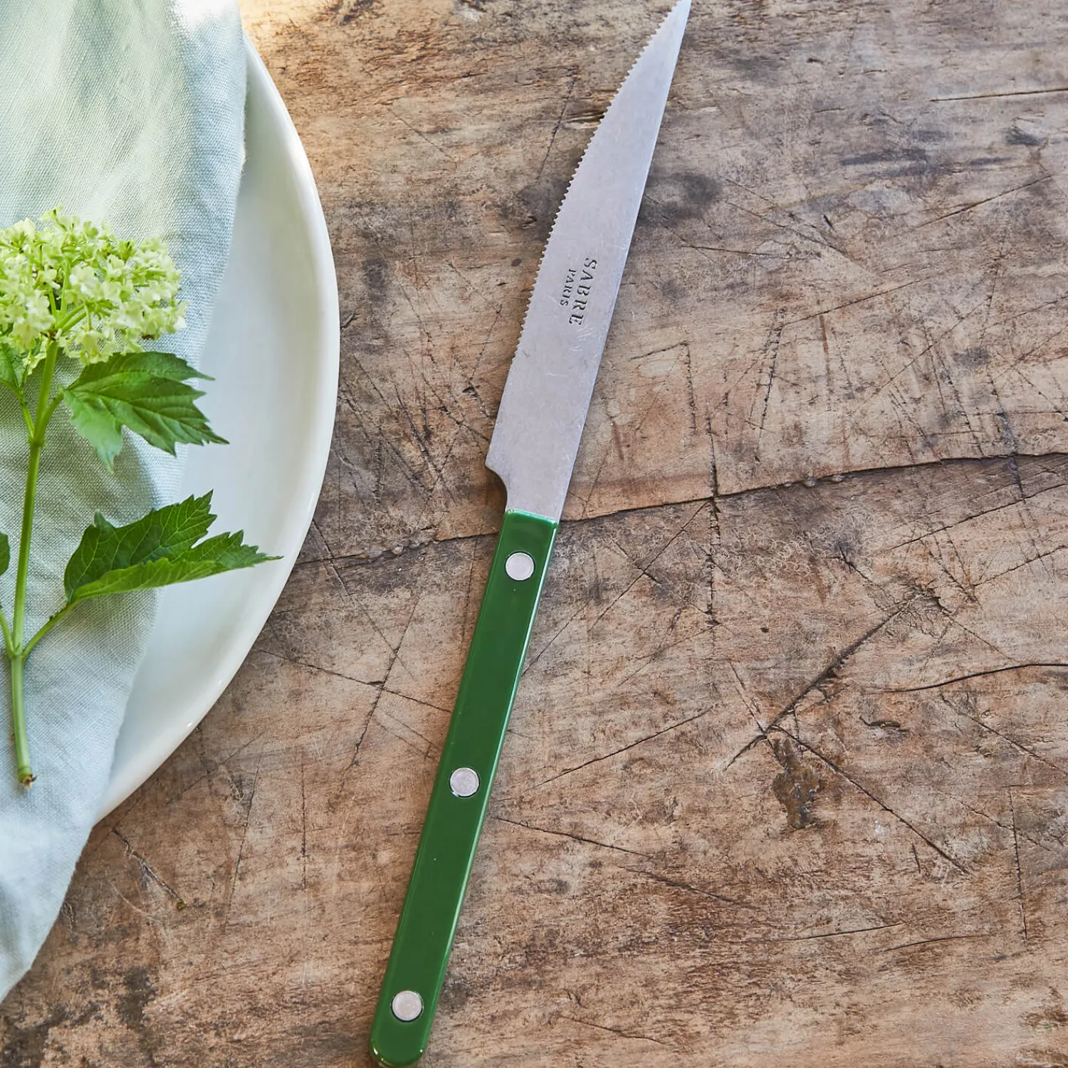 Graham & Green Reid Dark Green Cutlery Collection