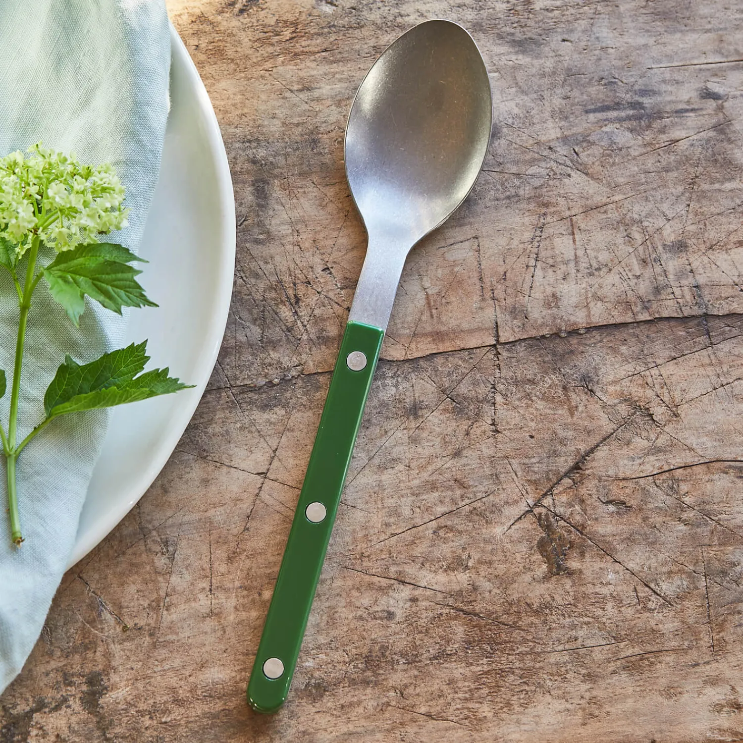 Graham & Green Reid Dark Green Cutlery Collection