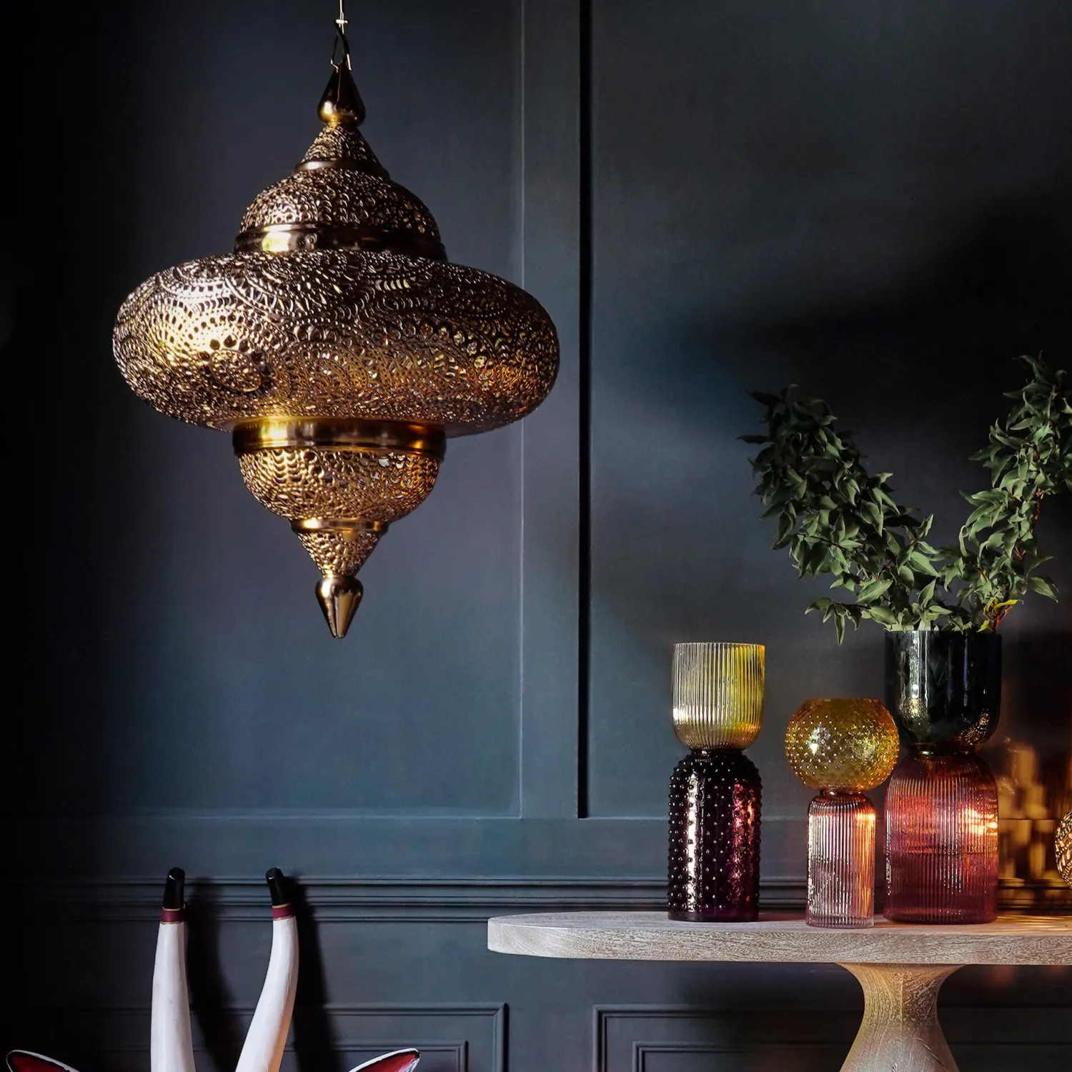 Graham & Green Retro Glass Vases