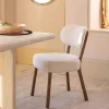 Graham & Green Rigby White Bouclé Chair