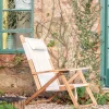 Graham & Green Riviera White Deck Chair