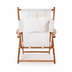 Graham & Green Riviera White Deck Chair