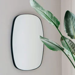 Graham & Green Ronnie Wide Black Mirror